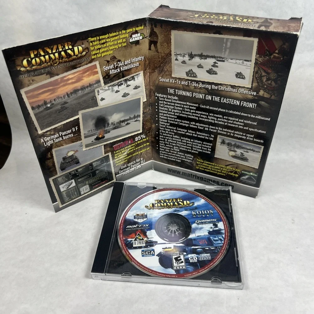 Panzer Command: Operation Winterstorm (PC, 2007)‎ WW II Simulator Matrix Games